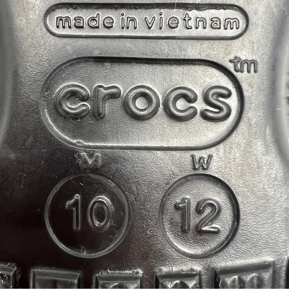 Crocs Classic Bleach Dye Slip On With Jibits Mules Clogs Size 10 (M) / 12 (W) - Picture 3 of 13